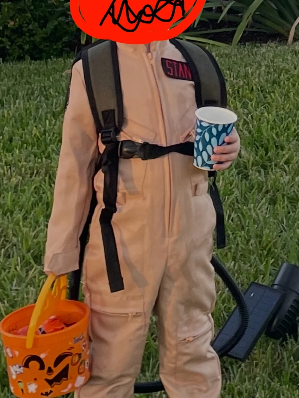 Ghost buster toddler costume